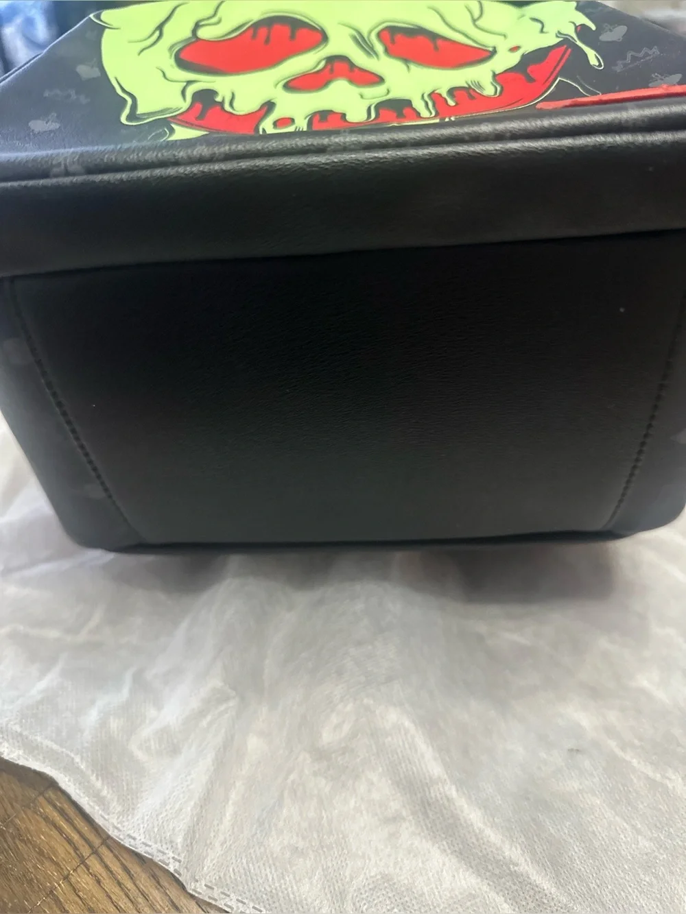 Loungefly Disney Snow White Poison Apple GITD Mini Backpack NWOT
